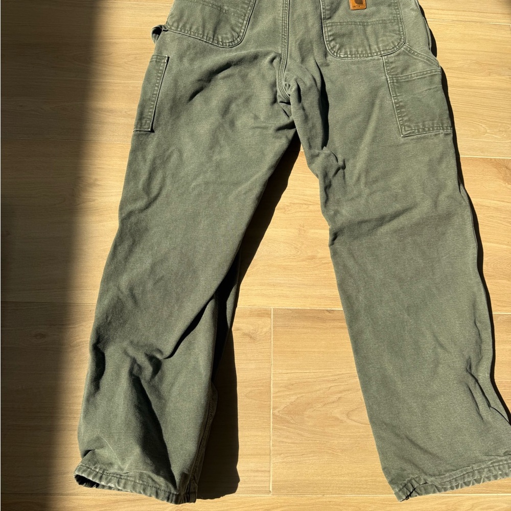 Carhartt Olive Cargo Pants for Men